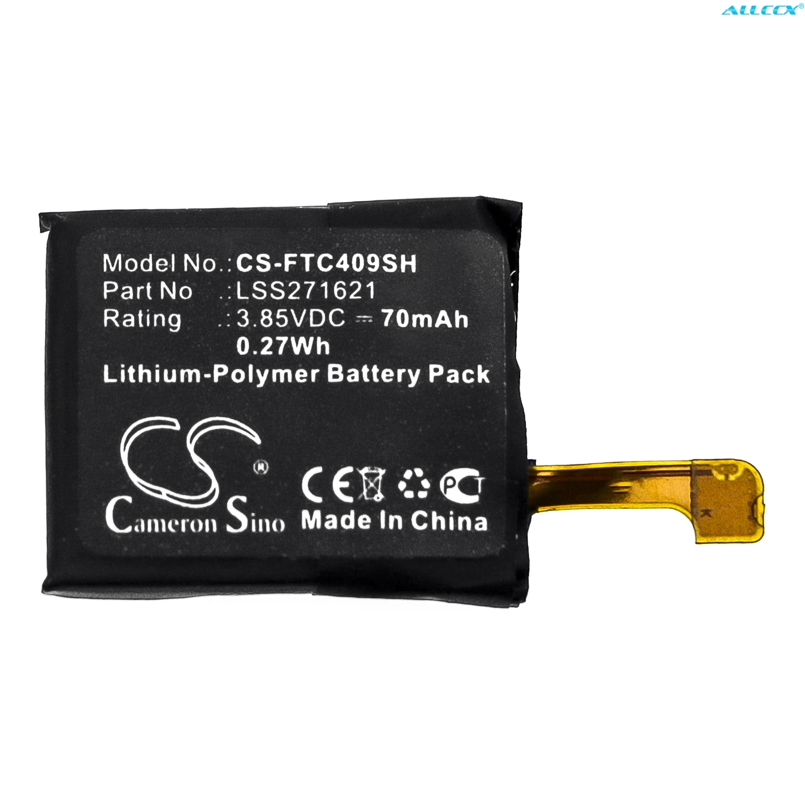 Cameron Sino 70mAh Smartwatch Battery LSS271621 for Fitbit Charge 3 FB409 | Электроника