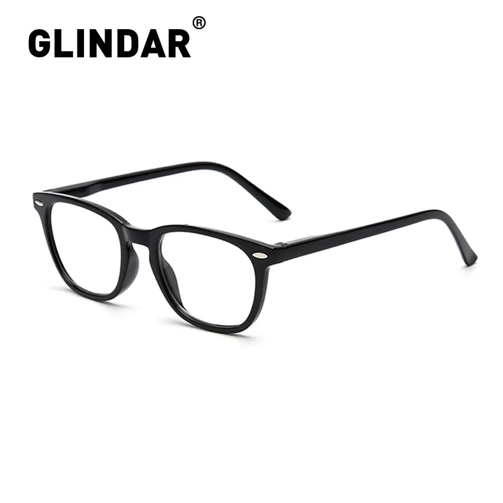 

Vintage Square Reading Glasses Spring Hinge Women Men Magnifier Presbyopic Diopter