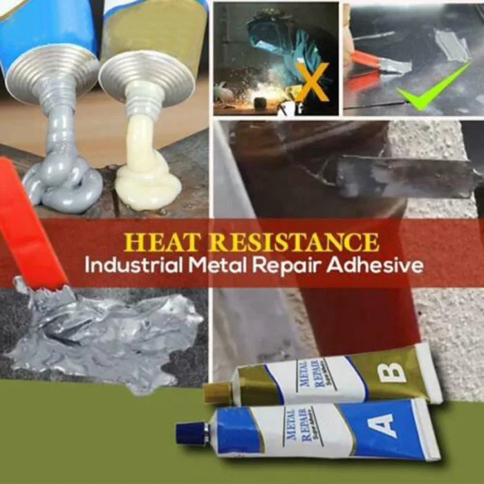 Magic Welding Waterproof Resistance High Temperature Industrial Repair Paste Glue Heat Resistance Cold Weld Metal Repair Paste