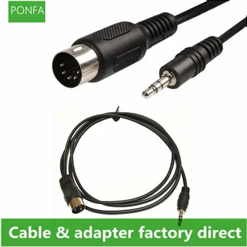 

1pc Din 5 Pin Din MIDI Male Plug To 3.5mm Male Stereo Jack Audio Cable 50cm 0.5m/1.5m/3m