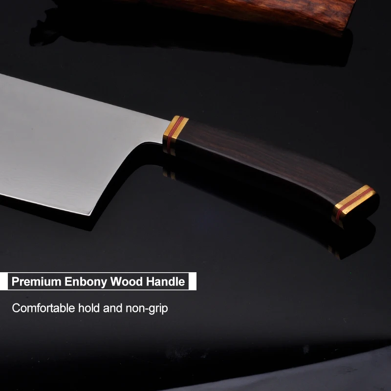 Нож для кухни японский VG10 Дамасская сталь нож резки мяса шеф повар китайские ножи