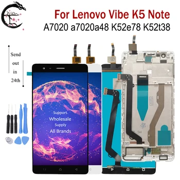 

LCD With Frame For Lenovo Vibe K5 Note A7020 K52t38 a7020a48 K52e78 LCD Display Screen Touch Digitizer Assembly K5note LCD 5.5"