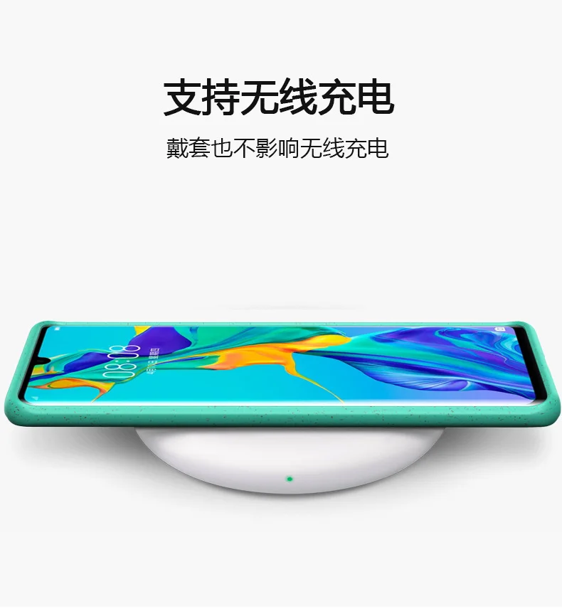 Для HUAWEI P30/P30 pro/P30 lite однотонный простой чехол для телефона