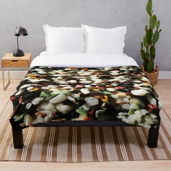 

Pebbles Throw Blanket Soft Sherpa Blanket Bed Sheet Single Knee Blanket Office Nap Blanket