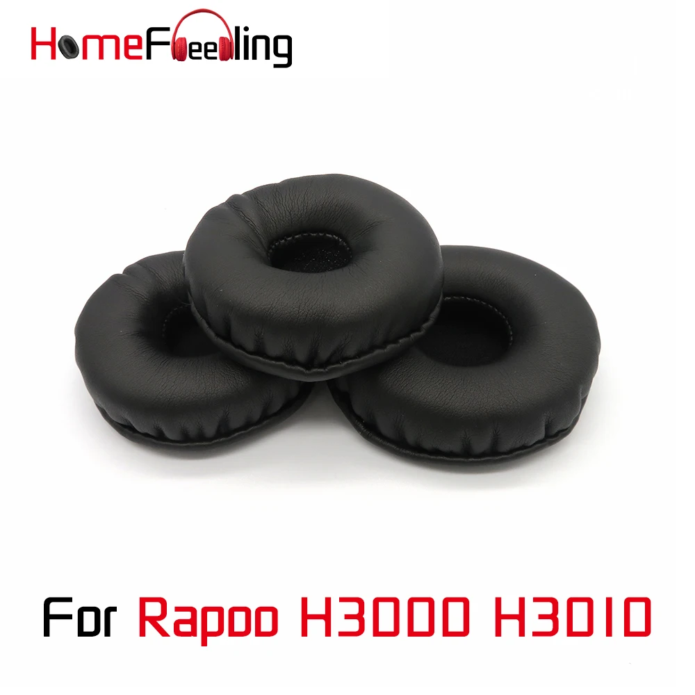 

Homefeeling Ear Pads For Rapoo H3000 H3010 Earpads Round Universal Leahter Repalcement Parts Ear Cushions