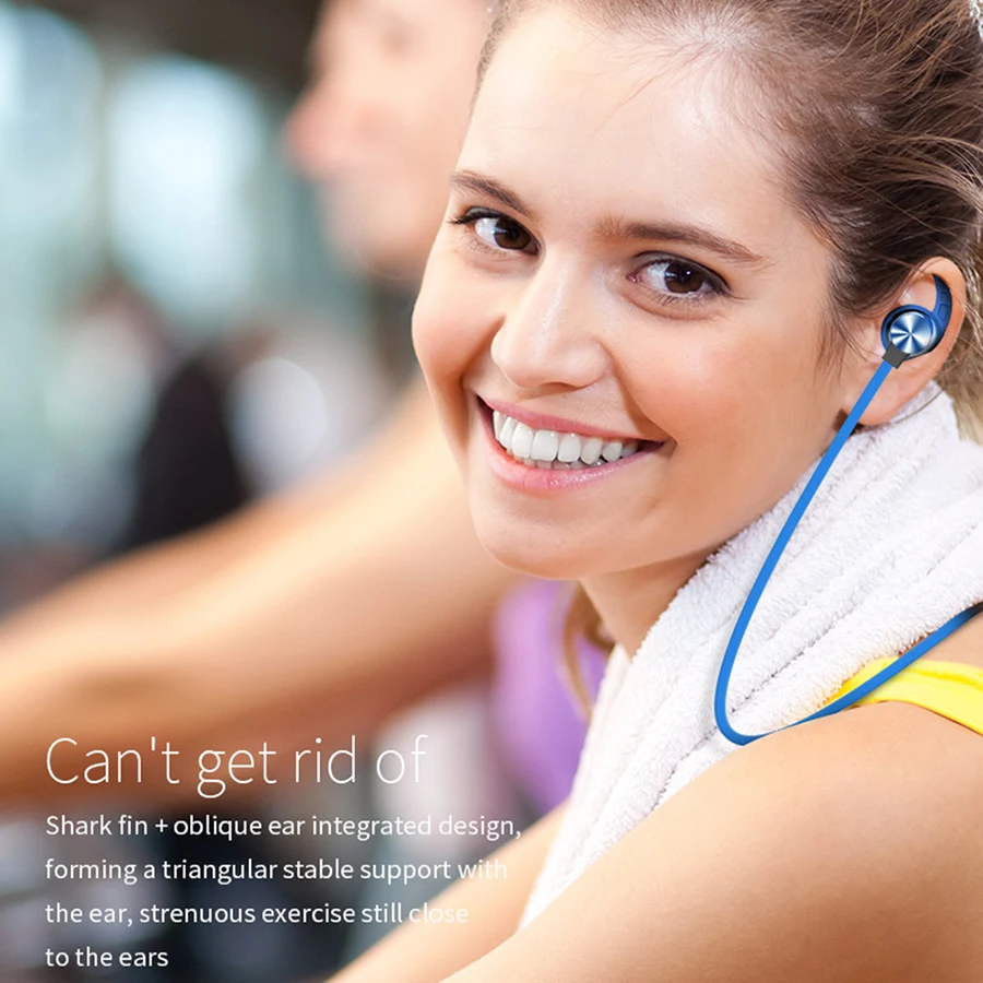 XT22 Sports Wireless Bluetooth Earphone Magnetic Attraction Headset Waterproof Earphone Build-in Mic Pluggable TF card 007