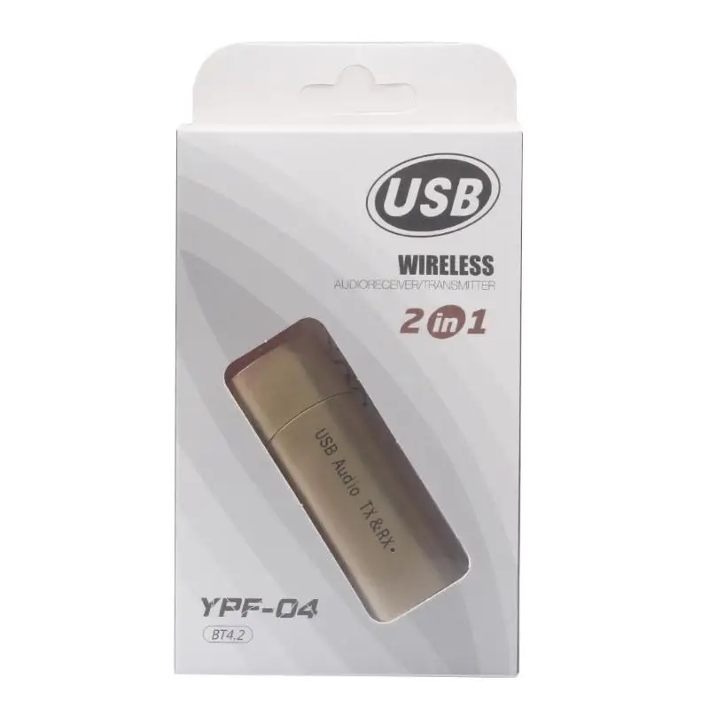 YPF04 Bluetooth адаптер 3,5 мм USB аудио стереоресивер передатчик для телевизора автомобиля отношение сигнал-шум 95 дБ USB питание