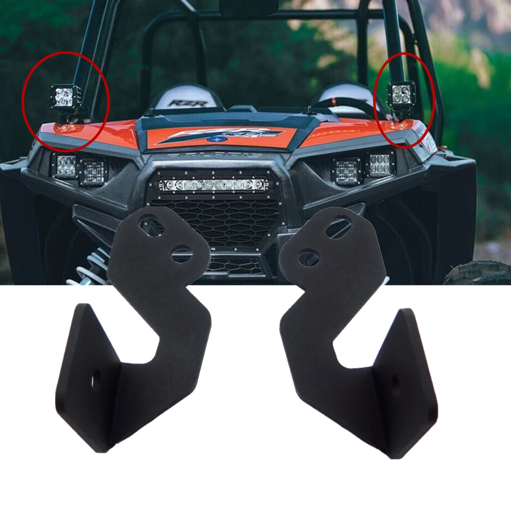Pair LED Fog Light Pod Custom Side Pillar Mount For 14 Polaris RZR XP 900 1000 Pair LED Fog Light Pod Custom Side Pillar Mount For 14 Polaris RZR XP 900 1000