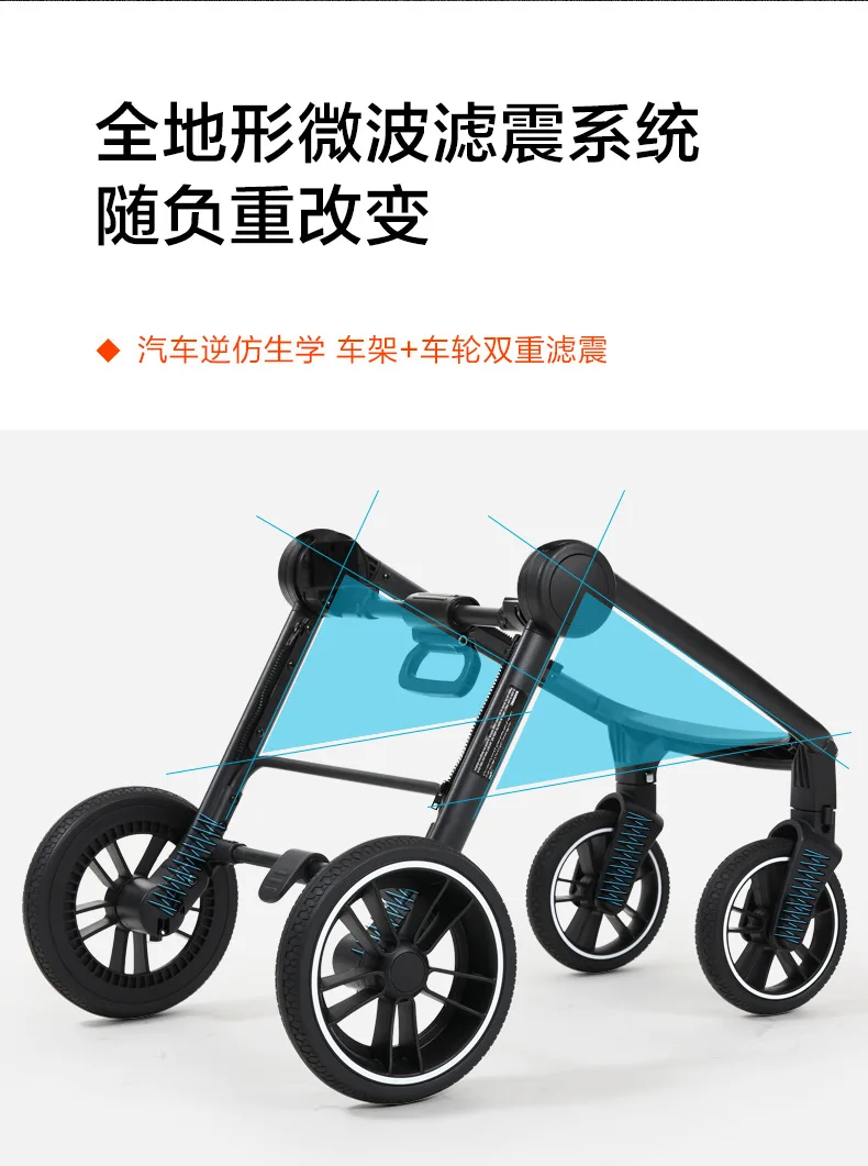 Baby stroller Lightweight and convenient Foldable  Aluminum Alloy