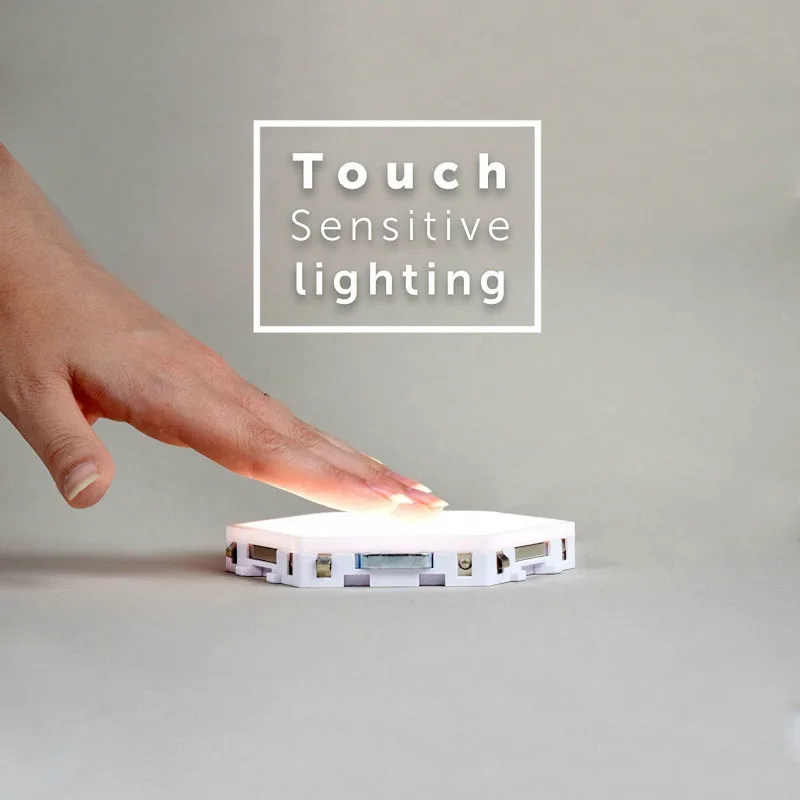  Quantum Light Touch Sensor Night Lights LED Hexagon Light Magnetic Modular touch Wall Lamp Creative - 4000009652995
