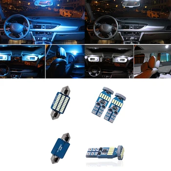 

14Pcs Car Interior Light Canbus LED Lamp Package Kit Map Dome Door Trunk Light Fit for BMW 1 Series E82 E87 E88 2008-2013