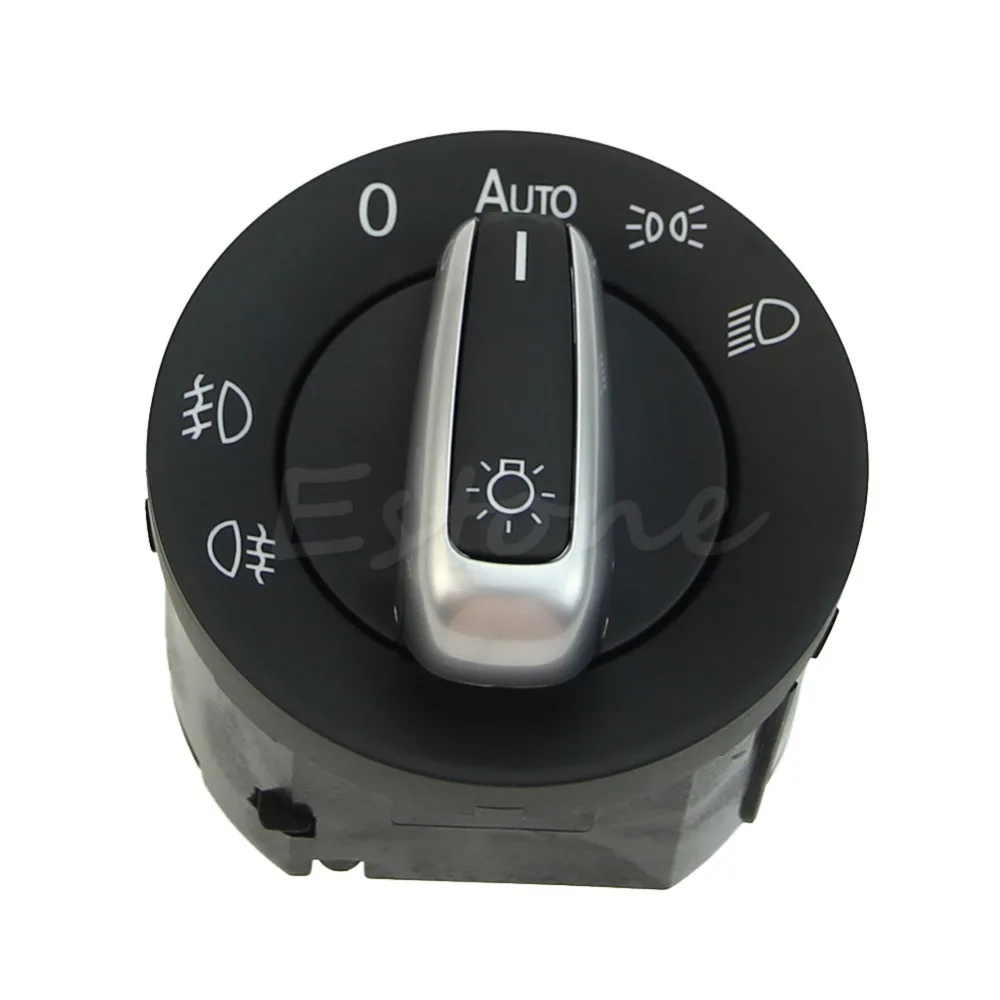 Chrome Headlight Switch Control Fit For VW GOLF JETTA MK5 MK6 PASSAT CC B6 for car accessories Chrome Headlight Switch Control Fit For VW GOLF JETTA MK5 MK6 PASSAT CC B6 for car accessories