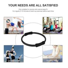 Йога кольца для занятий пилатесом тонкие руки Талия упражнения губка магический круг фитнес пула пинает сцепление Спортивные товары Йога кольцо для фитнеса