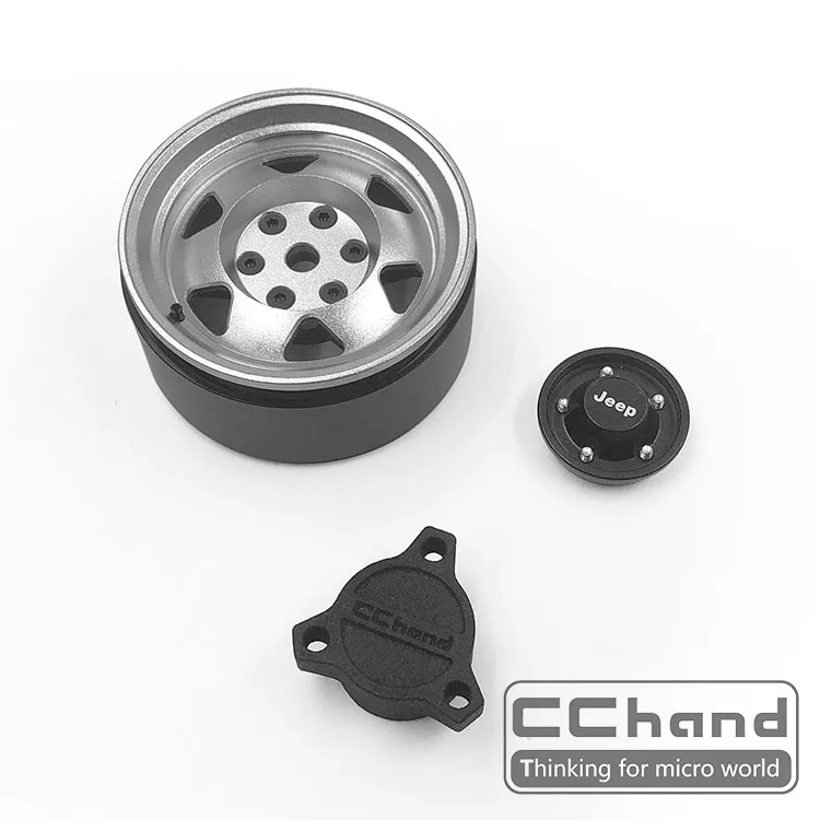 CChand 1,9 дюймов cnc сплав ступица колеса для осевой XJ 90046 1/10 гусеничный rc автомобиль