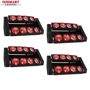 

4pcs/lot 8x10W RGBW Led Spider Light Rotating Led Beam Moving Head Stage Effect Lighting