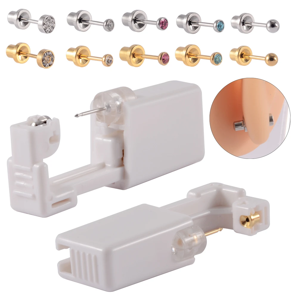 Ear Piercing Machine Earrings Ear Piercing Gun Kit Earrings 1pc Ear Piercing Aliexpress