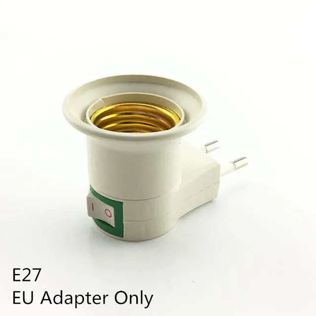 E27-EU Adapter Мини E27 3 Вт красочный Авто вращающийся RGB светодиодный светильник сценический эффект вечерние лампы диско кристалл магический шар клуб DJ светильник s AC 85-265 в - Цвет: E27-EU Adapter