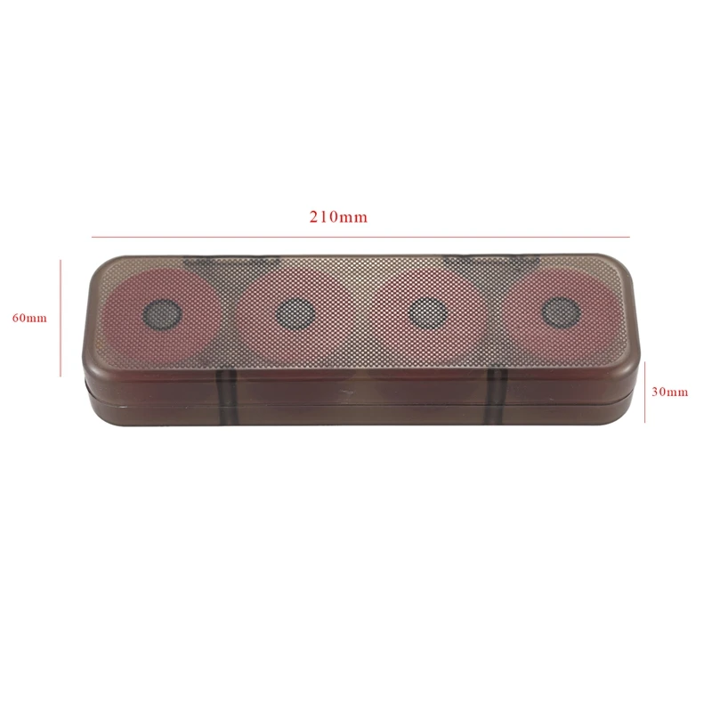 8Pcs Durable Red Foam Winding Board Fishing Line Wire Shaft Bobbin Spools Tackle Box Gift