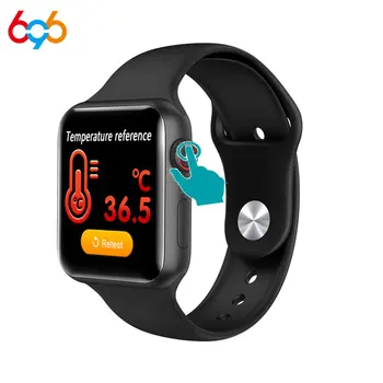 

V10 Full View 1.3' IPS HD Touch Screen Smart Sport Watch Heart Rate Body Temperature Immune Value Monitor Blood Pressure Oxygen