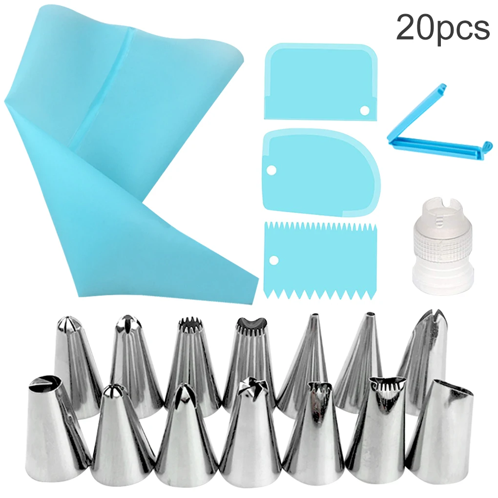 

Multi-pack Cake Decorating Mouth Set Reusable Cake Cream Nozzles Set Portable Baking Pastry Accessorie Cake DIY Decoration Tools