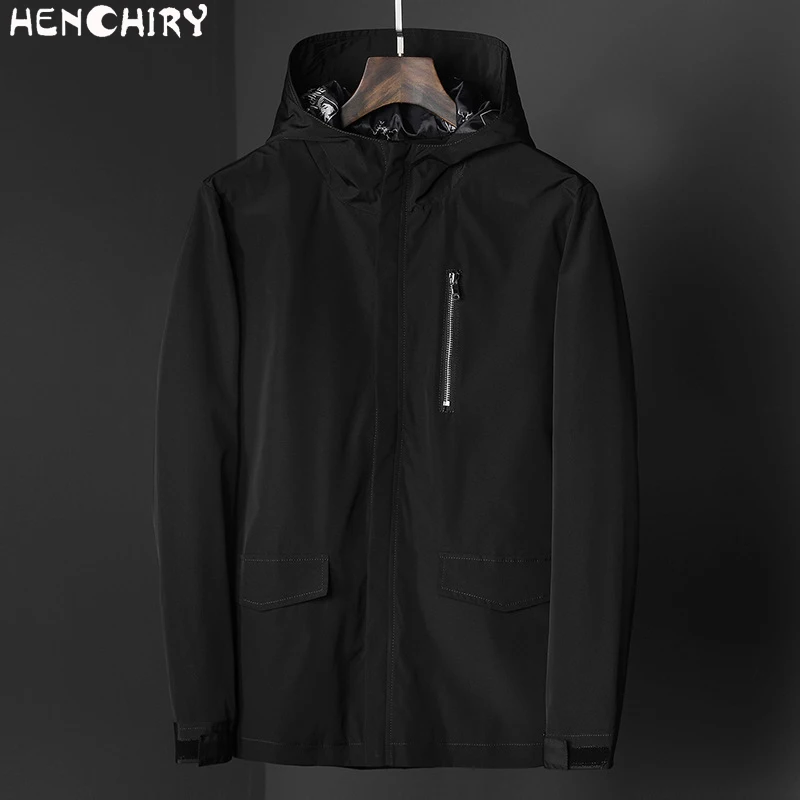 

HENCHIRY Men's Jacket Winter Coat Jacket puls size Slim Casual Autumn & winter jacket youth men Windproof jacket Men Outwear 8XL