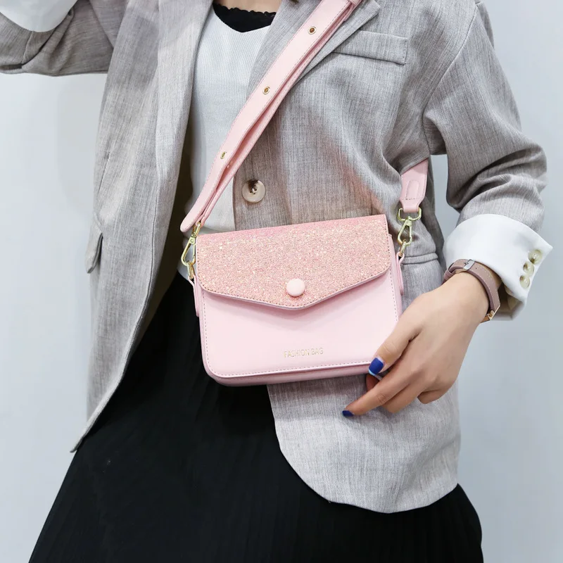 

Korean style, style, small square bag,2019, small, fresh, slant, bag, one-to-one shoulder bag.
