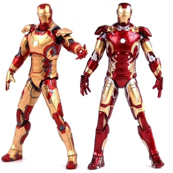 

Marvel The Avengers Iron Man 2 Mark MK 42&MK43 PVC Action Figure Collectible Model Toys 18cm