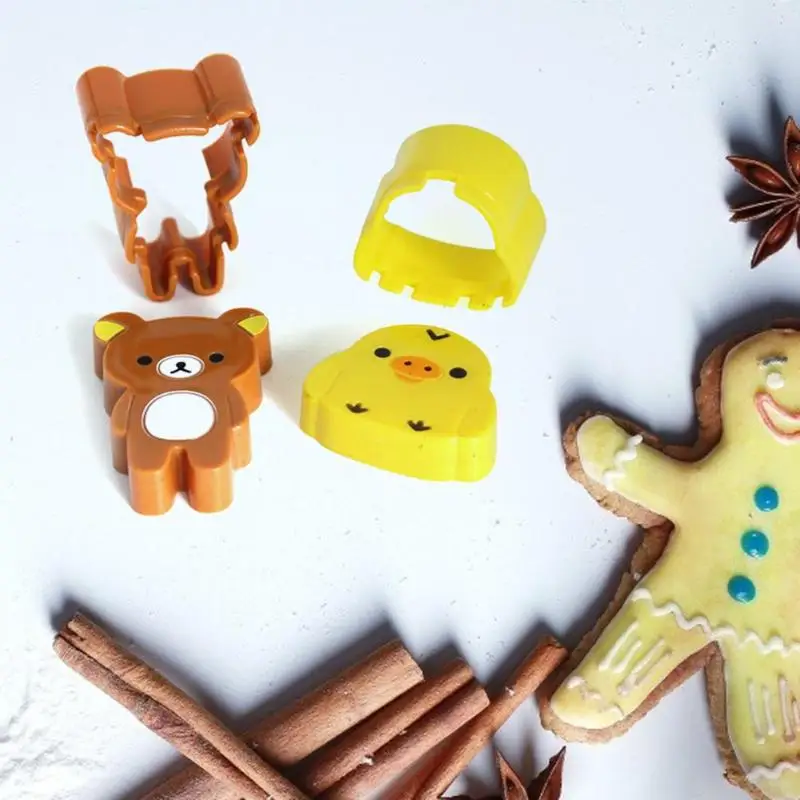 Милый мультфильм форма медведь курица форма для риса в суши DIY торт печенье кухонный инструмент кухонная утварь производство рисовых шариков Набор инструментов