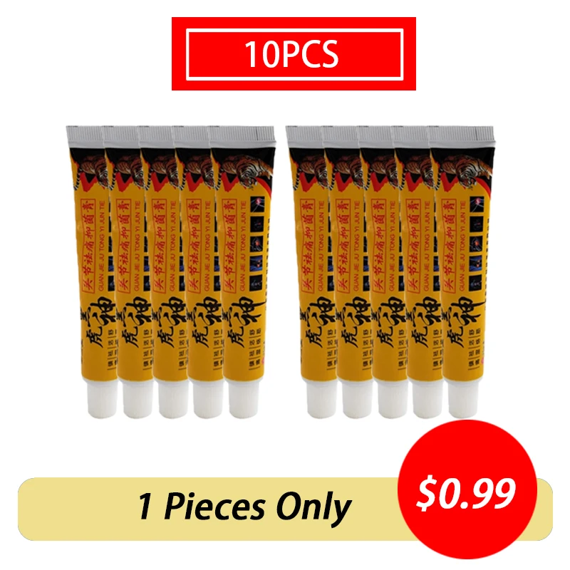 

10pcs Chinese Herbal Medicine Joint Pain Ointment Arthriti Rheumatism Myalgia Treatment Pain Relieve