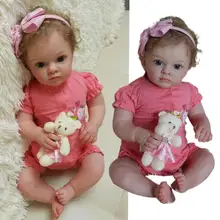 

58cm Reborn Doll Toddler Tuti Baby Girl Doll Soft and Cute Fabric Body Realistic 3d Skin Paint and Genesis Paint Doll Gift