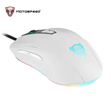 Motospeed V60 USB Wired Gaming Mouse 7 Button 5000 DPI LED Optical USB Computer Mouse Gamer Mice Game Mouse Silent Mause For PC