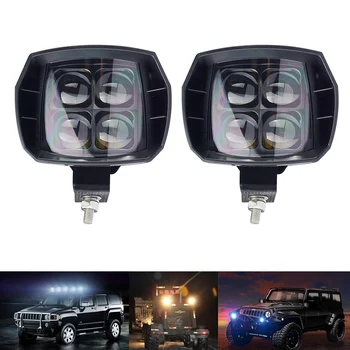 

2pcs 5 Inch Led Work Hi Low Beam Headlight Off Road Fog Driving Lights for ATV Motorcycle Boat 4x4 Jeep Roof Bumper 40W
