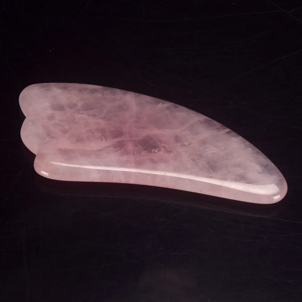 

Natural Pink Crystal Scraping Plates High Quality Jade Triangular Adjustable Beauty Scraping Piece Health Care Health Device Man