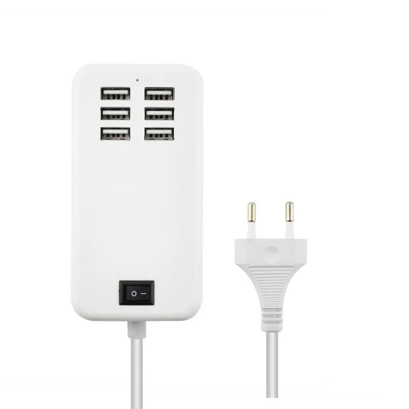 Сетевое зарядное устройство с 6 USB-портами 5 В/3 А | Мобильные телефоны и аксессуары