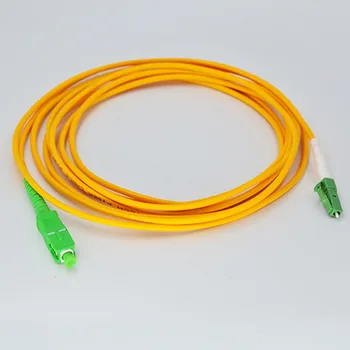 

30pcs/lot SC/APC to LC/APC Fiber Optic Patch Cord Fiber Jumper Cable Singlemode Simplex 9/125 3.0mm