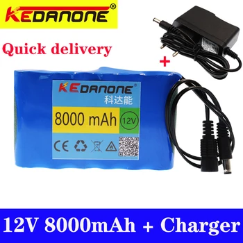 

Original Portable Super 12V 8000mah battery Rechargeable Lithium Ion battery pack capacity DC 12.6v 13.8Ah CCTV Cam Monitor