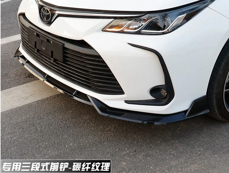 Для Toyota Corolla Комплект кузова спойлер для Lewin ABS задний спойлер передний бампер диффузор защитные бамперы