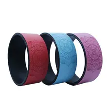 Колесо для йоги, колесо для упражнений с принтом мандалы, Увеличьте ваши позиции 13 дюймов, Новинка