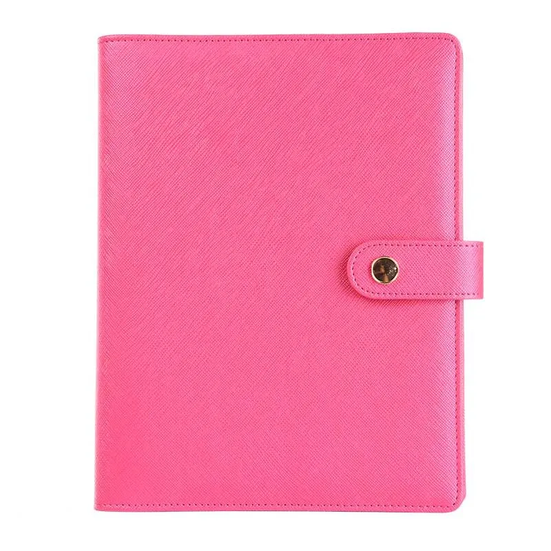 Источник завод прямых продаж 8,5 дюймов в настоящее время доступны Бизнес Офис свободные блокнот со съемными листами настраиваемые, с логотипом шесть отверстий свободные