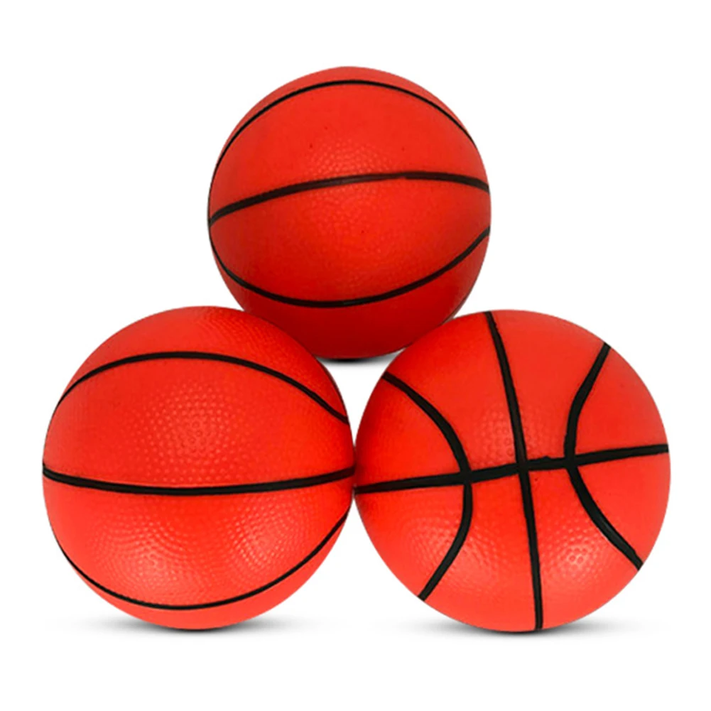 Children Game Basketball Kindergarten Training Toys Kids Soft 16cm Body Coordination Baby Inflatable Rubber Basketball