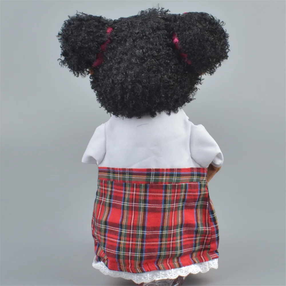 35 см профессиональная одежда милый мальчик и девочка Пара Ручные куклы для малышей Раннее Обучение высокое качество плюшевые куклы игрушки