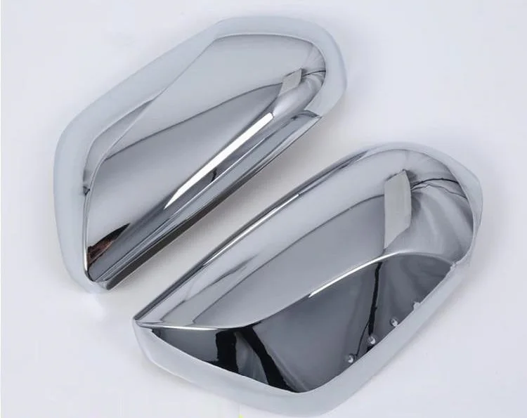 2PCS Carbon Fiber /Chrome Rearview Mirrors Cover Cup For Toyota Avalon Venza Corolla C-HR CHR Auris Yaris