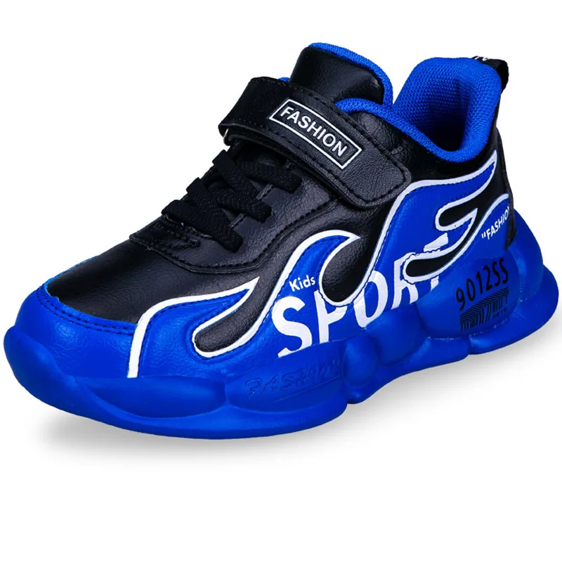 

Thick Sole Soft Leather Non-slip Children Casual Shoes Footwear Fashion Sneakers Boys Walking Shoes Outdoor Child Boys Shoe 2019