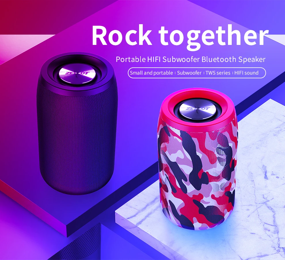 S32 беспроводной Bluetooth динамик мини Портативный HIFI сабвуфер динамик с fm радио Колонка Поддержка TF карты, USB накопитель