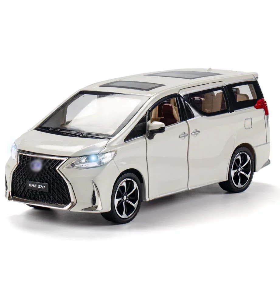 Лидер продаж литые автомобили toyota Lexus lm300h в масштабе 1:24 металлическая модель со