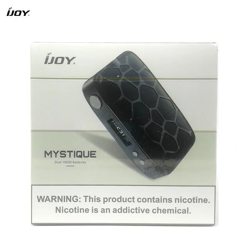 IJOY MYSTIQUE сетка TC коробка мод Двойной 18650 батарея электронных сигарет мод 510 резьба