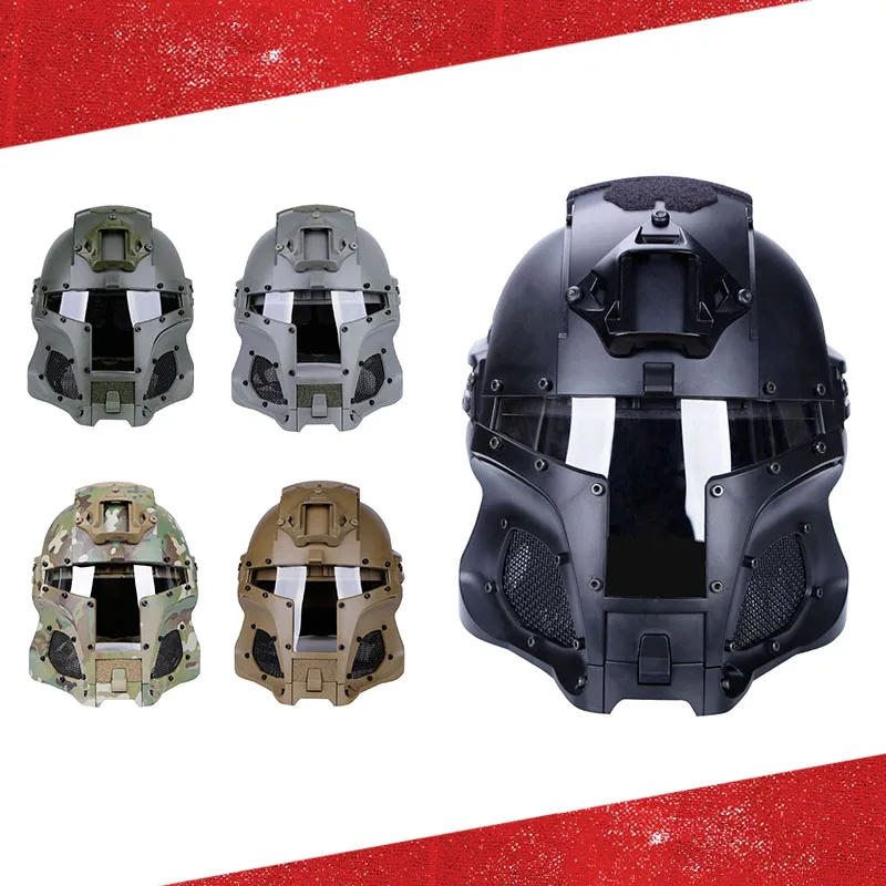 

Medieval Retro Helmet Cover Tactical Military Helmet Paintball Helmets Cover Airsoft Paintball Outdoor Training Helmet