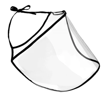 

Protective Transparent Removable Adjustable Cap Anti-Saliva Anti Spitting Droplet Dust-Proof Cover Face Mask Visor Shield Protec