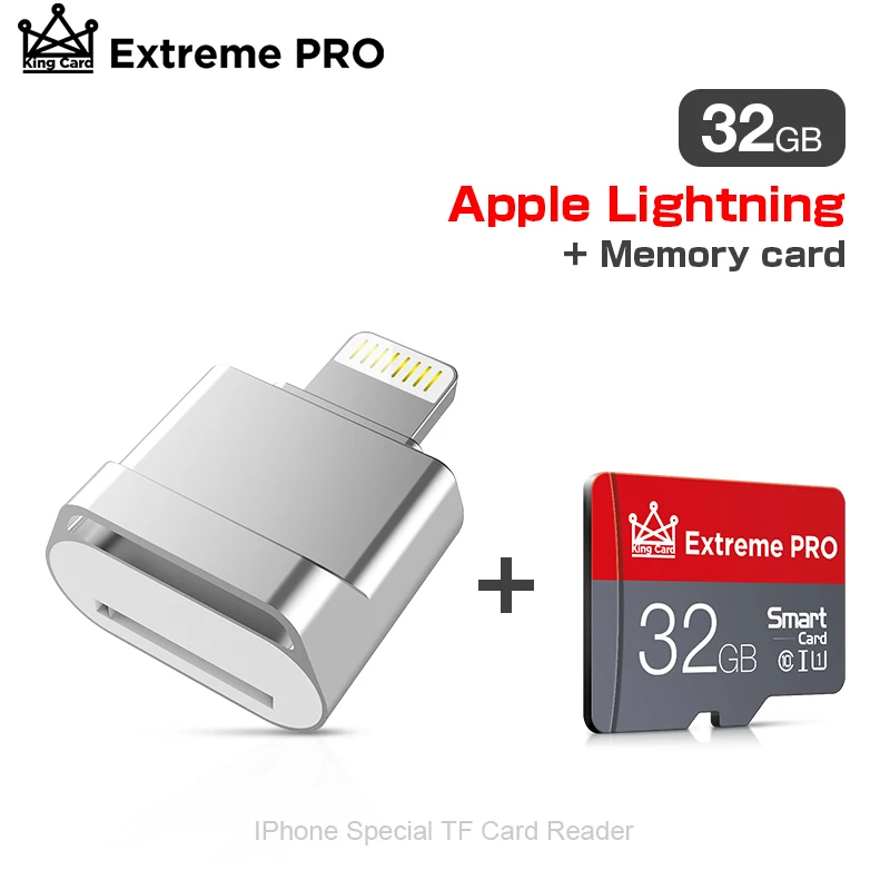 Super Mini USB Flash Drive Pendrive SD Card Reader For iPhone 6s/6Plus/7/7Plus/8/11/X Usb/Otg/Lightning  2 in 1 For iOS 13 multimedia card Memory Cards