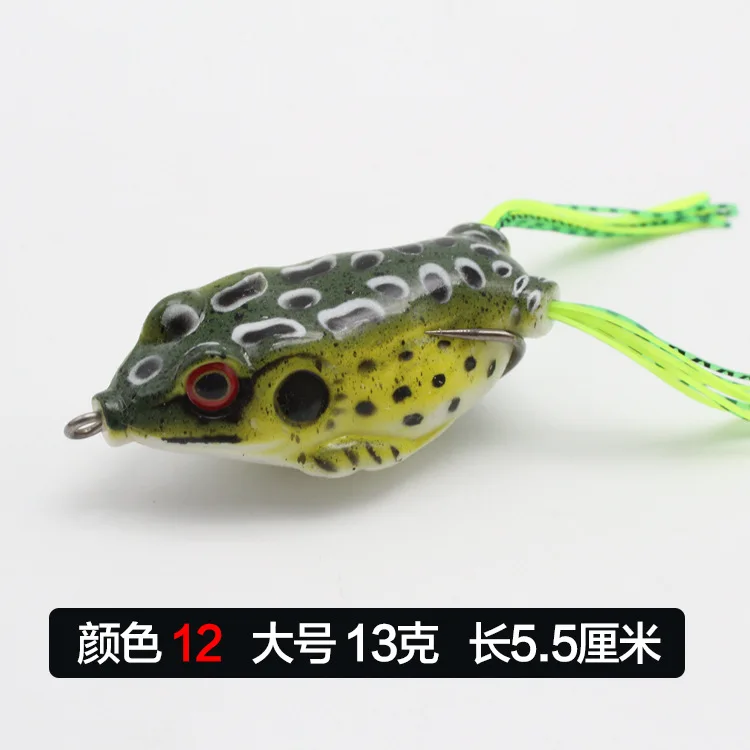 Модель Ray Frog двойной крючок с Barb Ray Frog Blackfish предназначен для уничтожения приманки